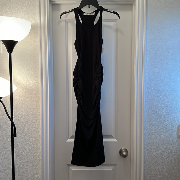 Michael Stars Revolve Racerback Midi Dress //Small Petite //Black - Picture 2 of 11